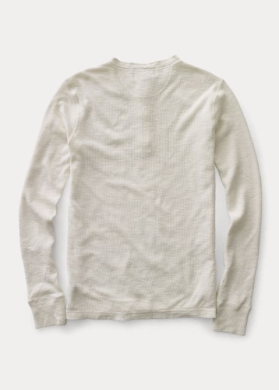 Henley Ralph Lauren Waffle-Knit Algodão Homem 34256-QKHR